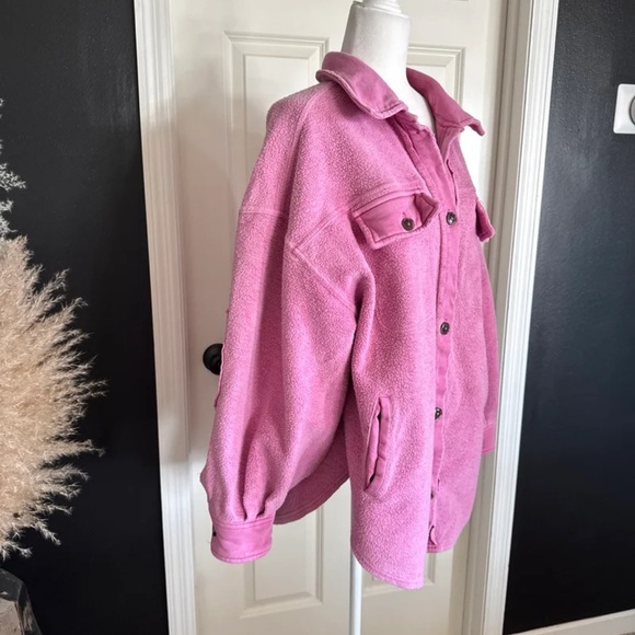 Free People Ruby Jacket in Envy Pink 
size Medium - Picture 8 of 12